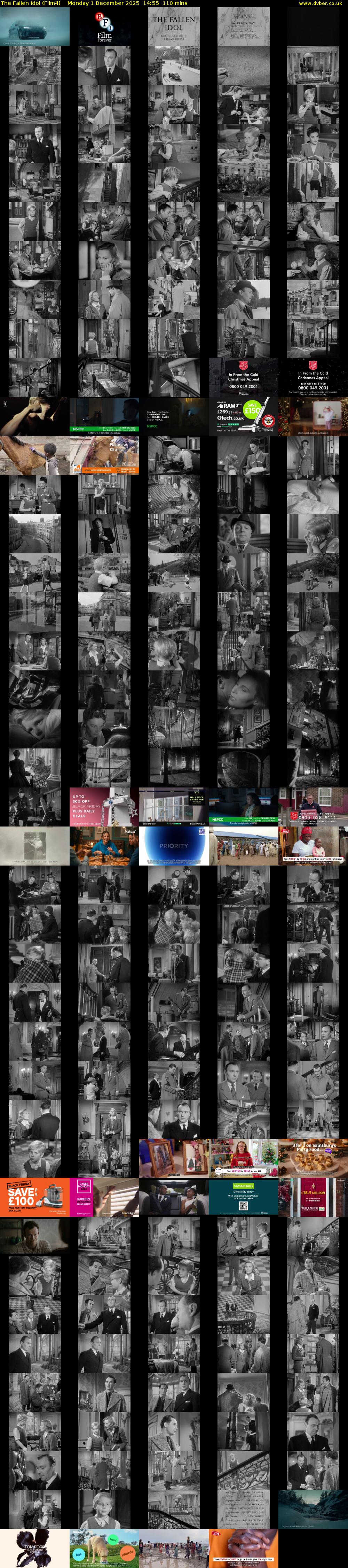 The Fallen Idol (Film4) Monday 1 December 2025 14:55 - 16:45