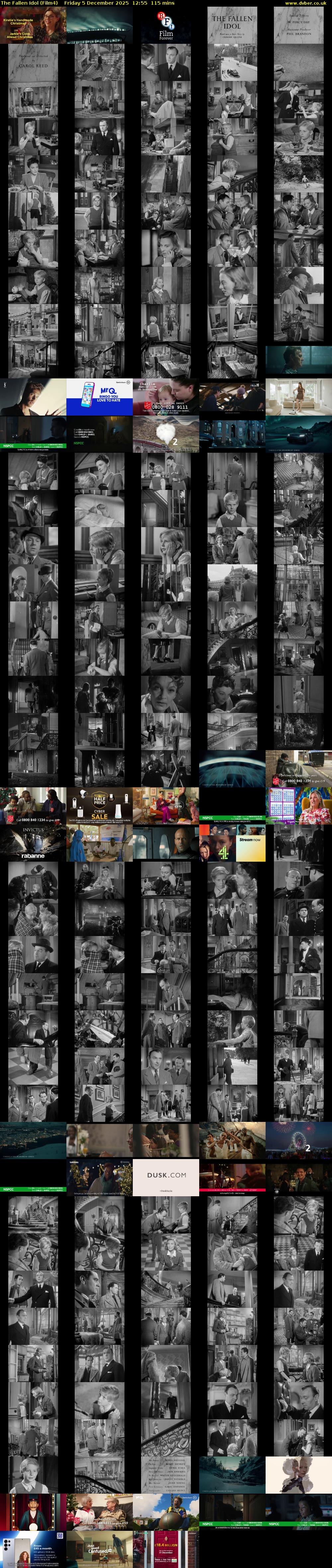 The Fallen Idol (Film4) Friday 5 December 2025 12:55 - 14:50