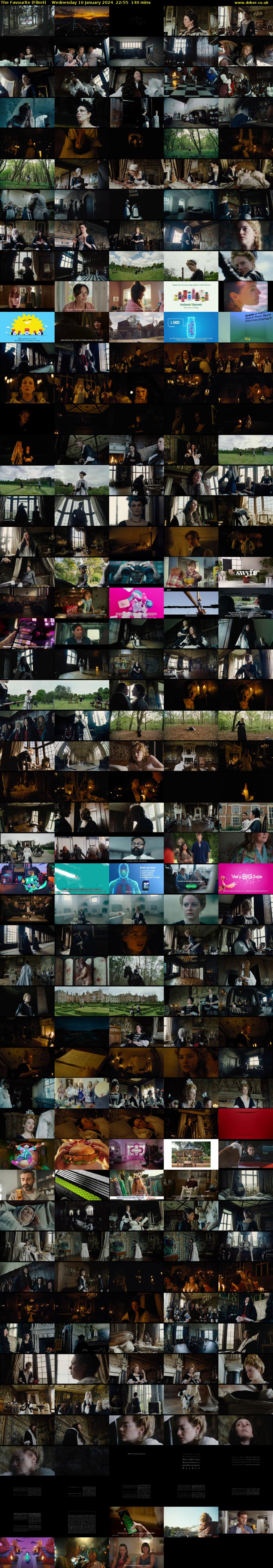 The Favourite (Film4) Wednesday 10 January 2024 22:55 - 01:15