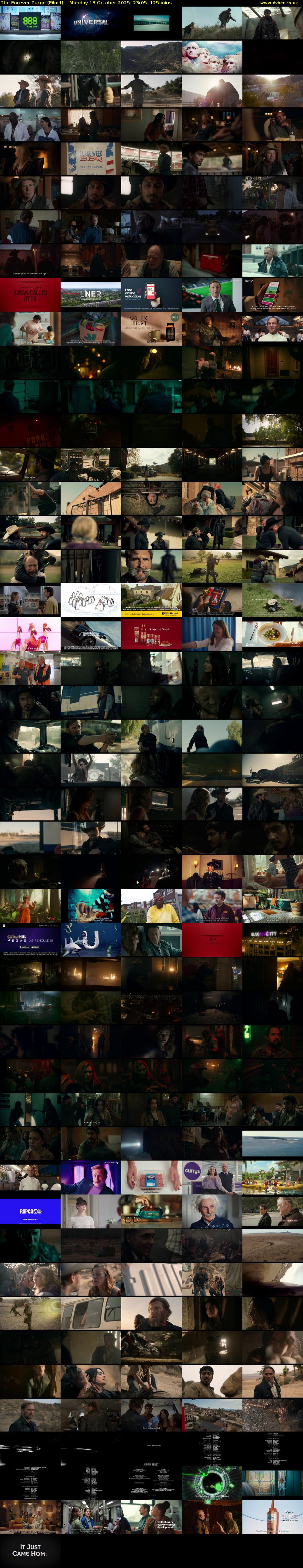 The Forever Purge (Film4) Monday 13 October 2025 23:05 - 01:10