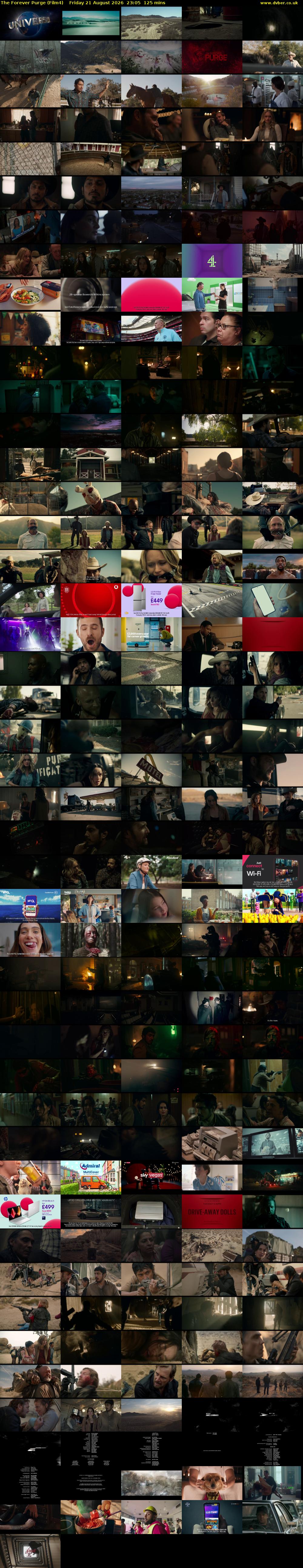 The Forever Purge (Film4) Friday 21 August 2026 23:05 - 01:10