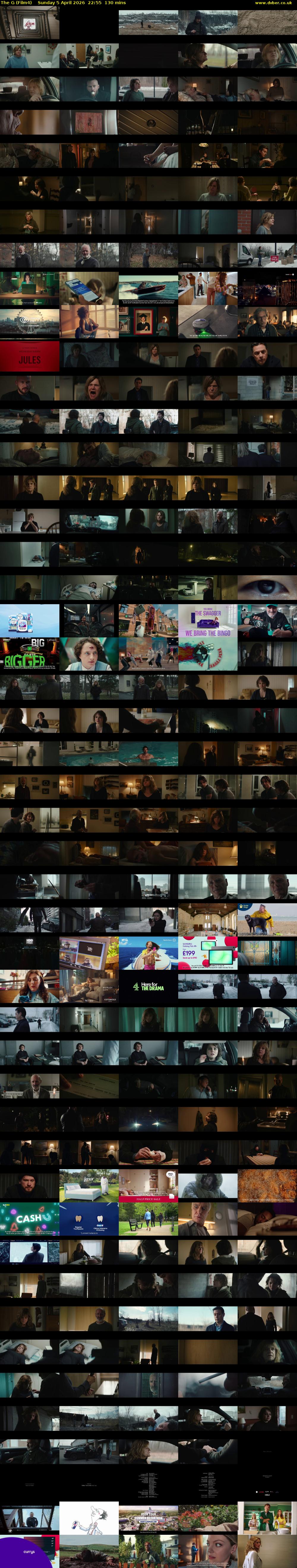 The G (Film4) Sunday 5 April 2026 22:55 - 01:05