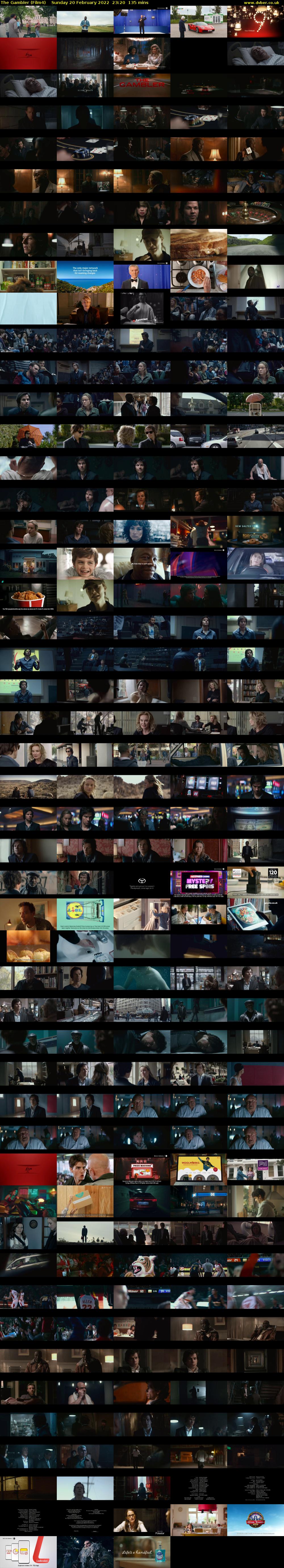 The Gambler (Film4) Sunday 20 February 2022 23:20 - 01:35