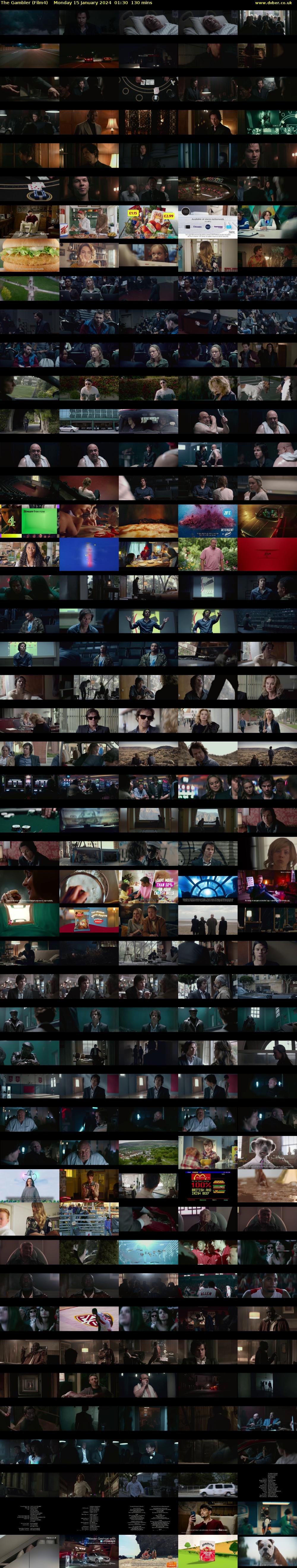 The Gambler (Film4) Monday 15 January 2024 01:30 - 03:40