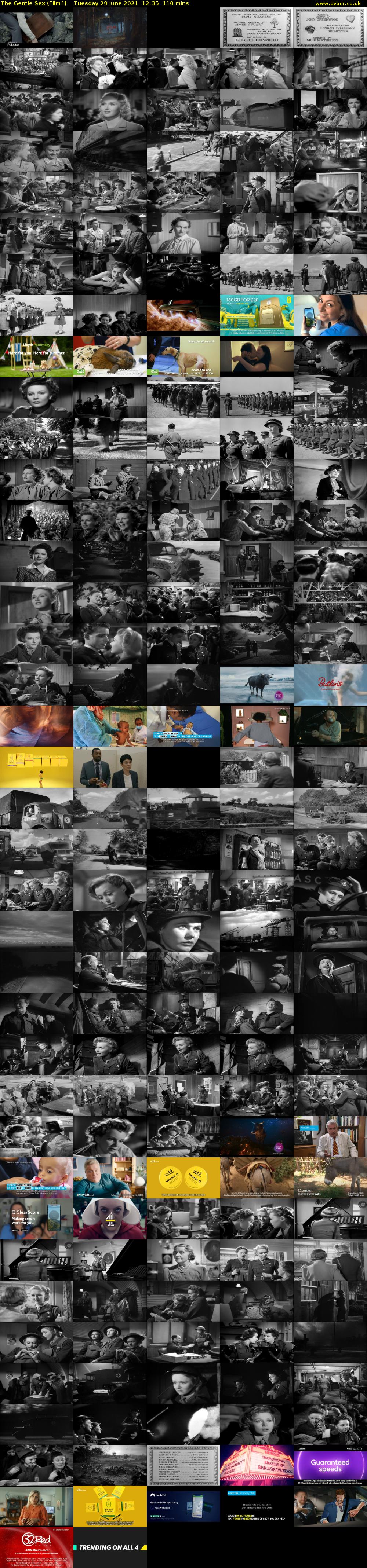 The Gentle Sex (Film4) Tuesday 29 June 2021 12:35 - 14:25
