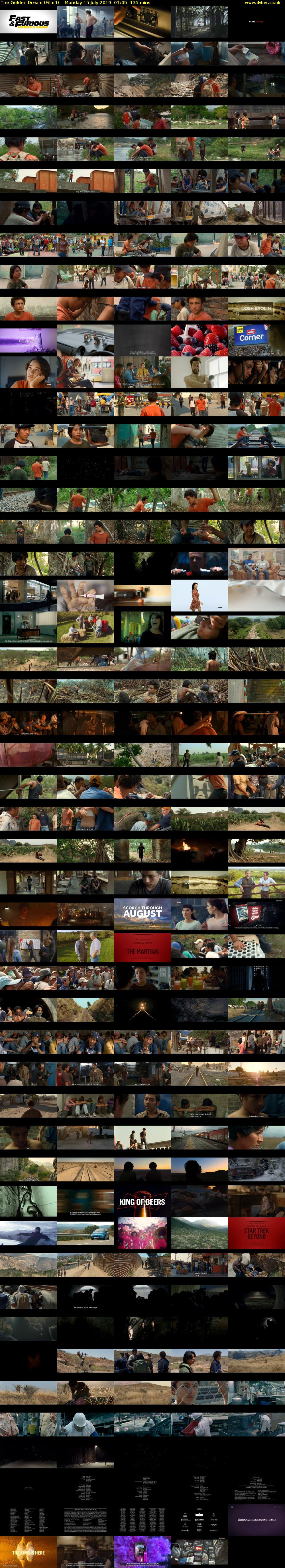 The Golden Dream (Film4) Monday 15 July 2019 01:05 - 03:20
