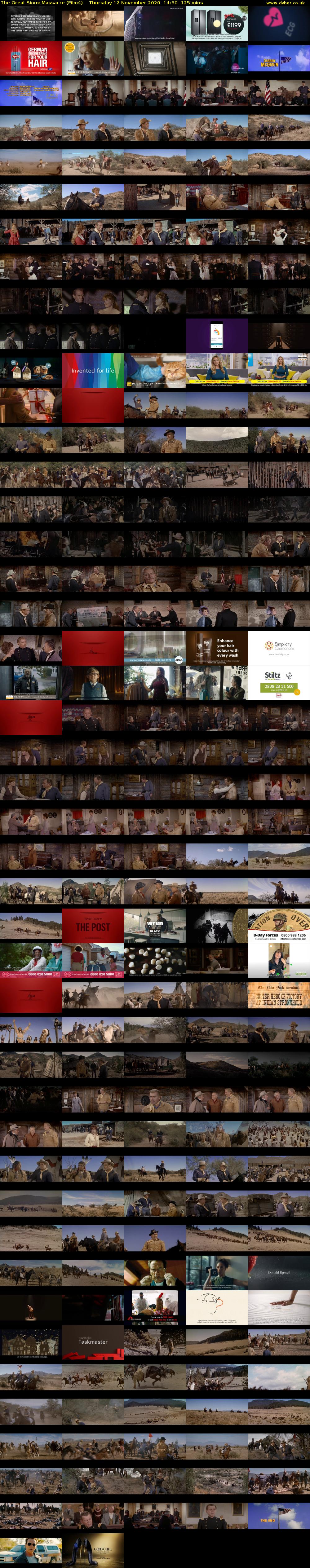 The Great Sioux Massacre (Film4) Thursday 12 November 2020 14:50 - 16:55