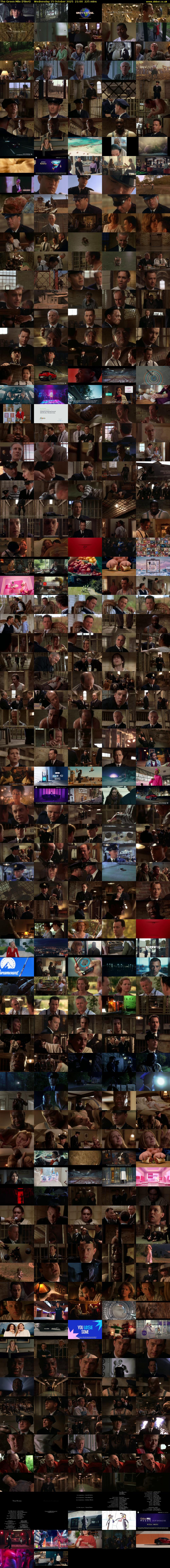 The Green Mile (Film4) Wednesday 15 October 2025 21:00 - 00:45