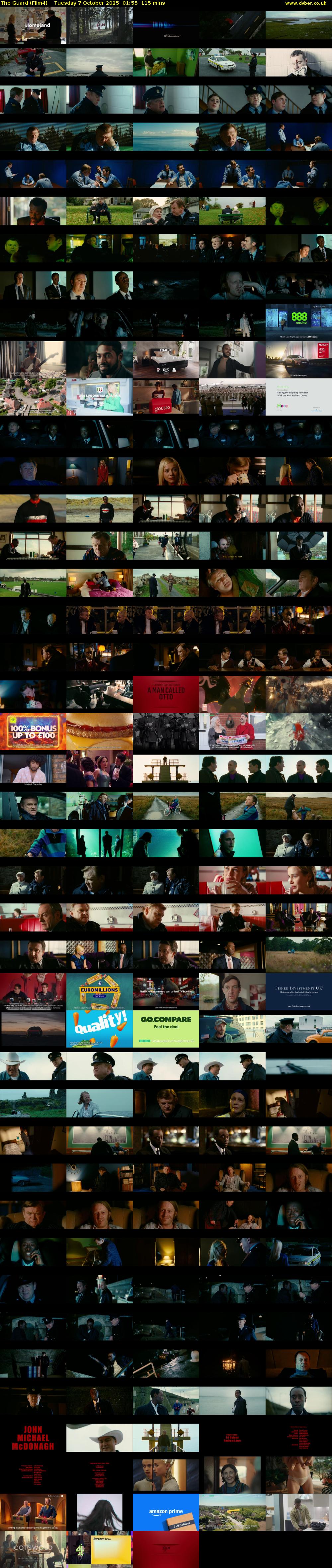 The Guard (Film4) Tuesday 7 October 2025 01:55 - 03:50