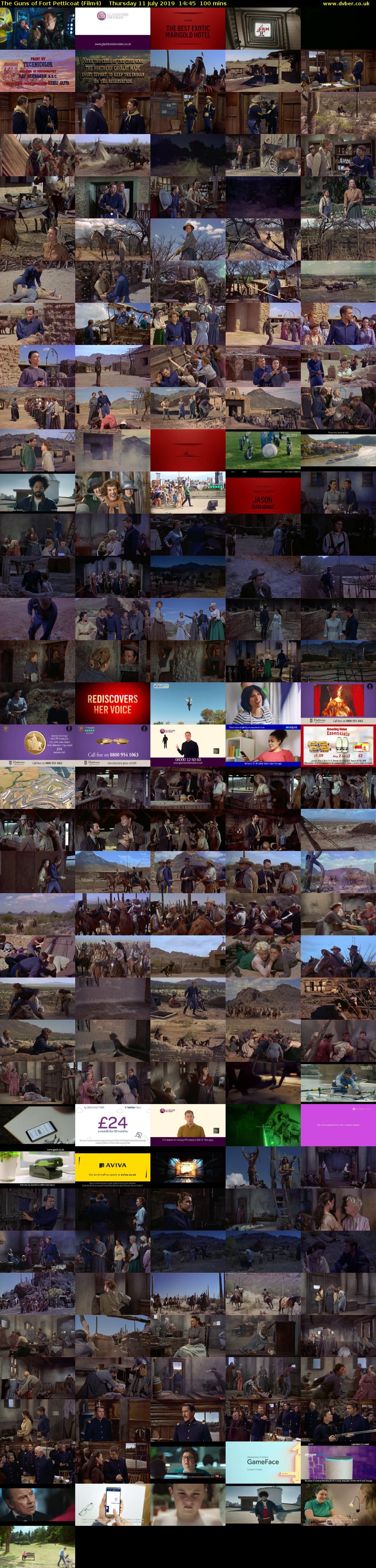 The Guns of Fort Petticoat (Film4) Thursday 11 July 2019 14:45 - 16:25