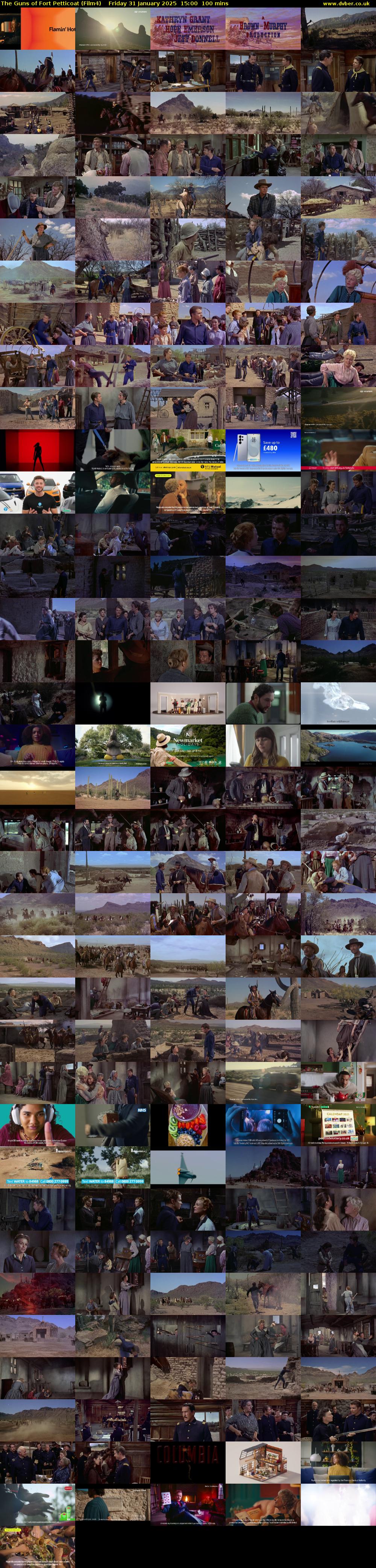 The Guns of Fort Petticoat (Film4) Friday 31 January 2025 15:00 - 16:40