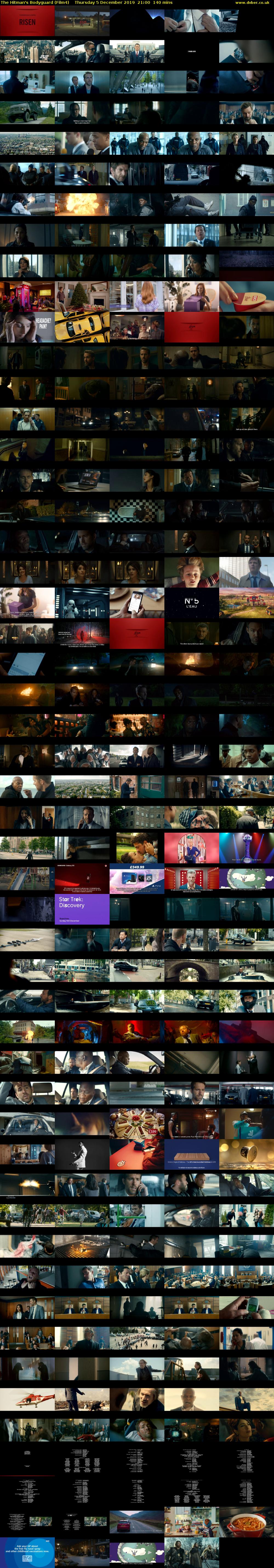 The Hitman's Bodyguard (Film4) Thursday 5 December 2019 21:00 - 23:20