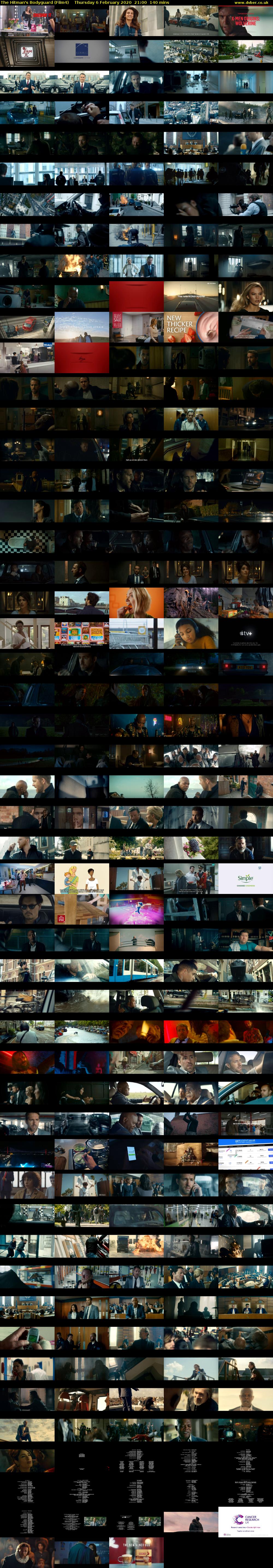 The Hitman's Bodyguard (Film4) Thursday 6 February 2020 21:00 - 23:20
