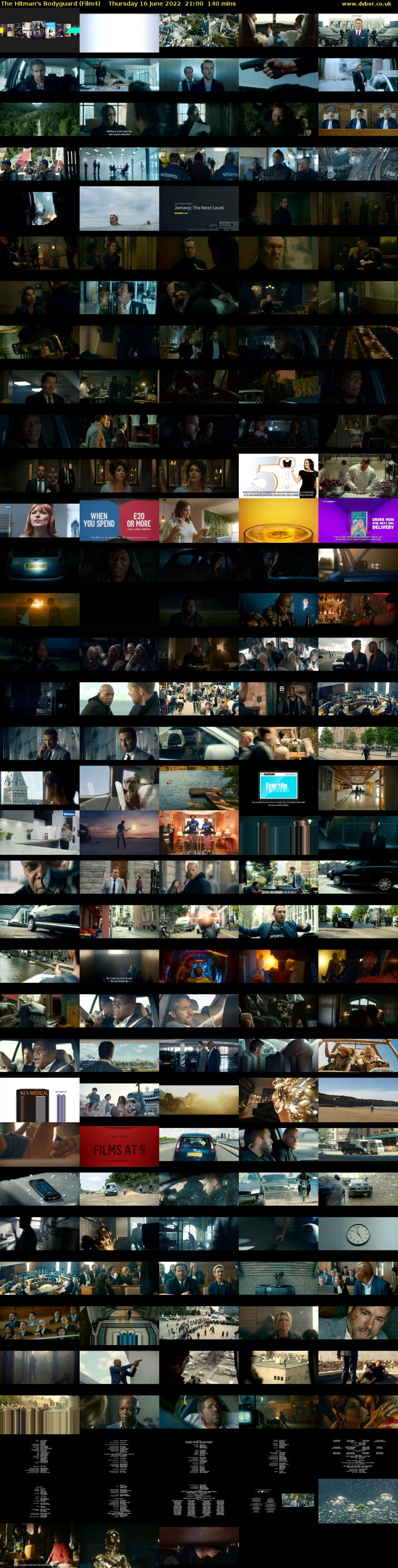 The Hitman's Bodyguard (Film4) Thursday 16 June 2022 21:00 - 23:20