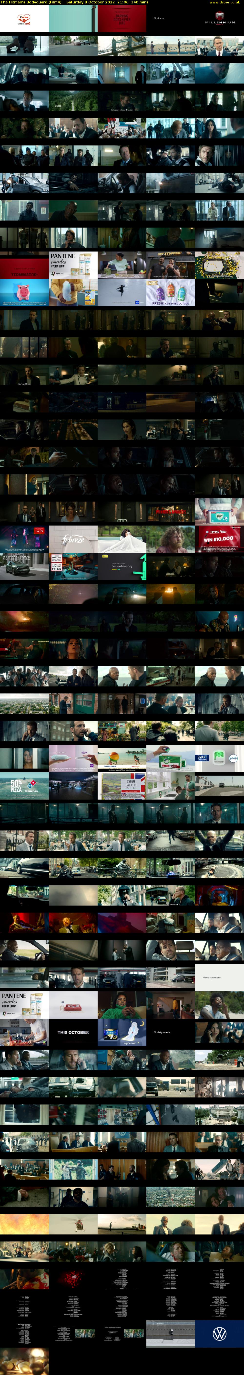The Hitman's Bodyguard (Film4) Saturday 8 October 2022 21:00 - 23:20
