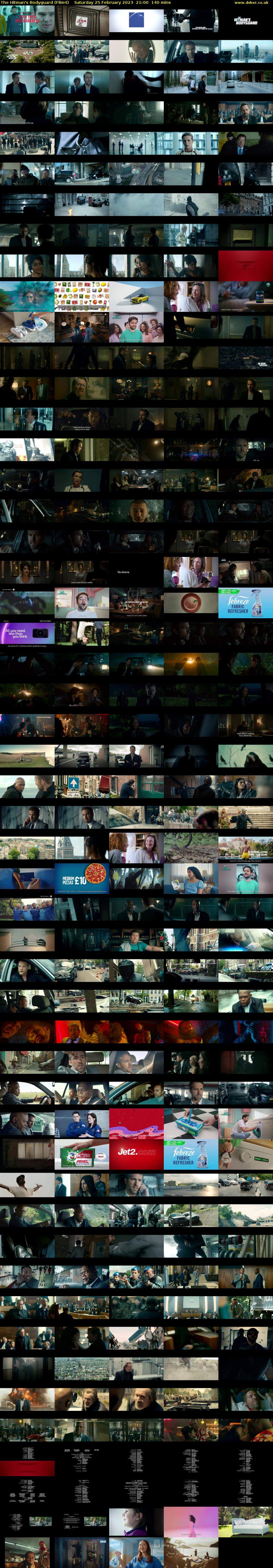 The Hitman's Bodyguard (Film4) Saturday 25 February 2023 21:00 - 23:20
