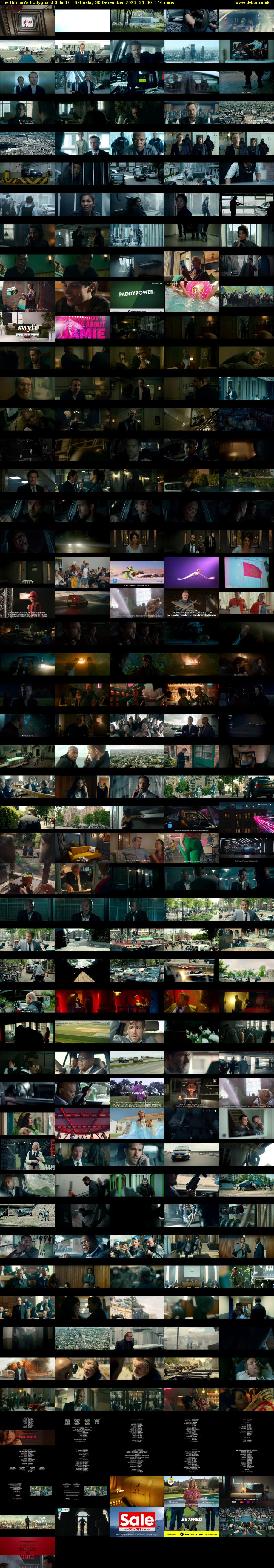 The Hitman's Bodyguard (Film4) Saturday 30 December 2023 21:00 - 23:20
