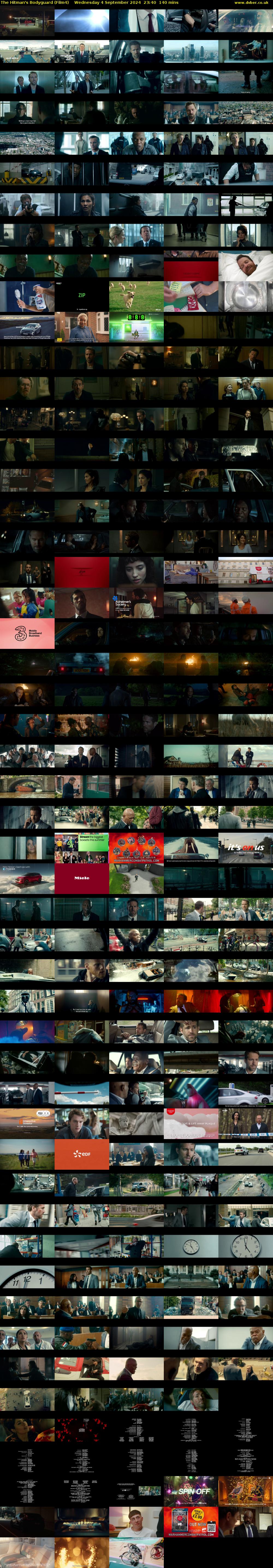 The Hitman's Bodyguard (Film4) Wednesday 4 September 2024 23:40 - 02:00