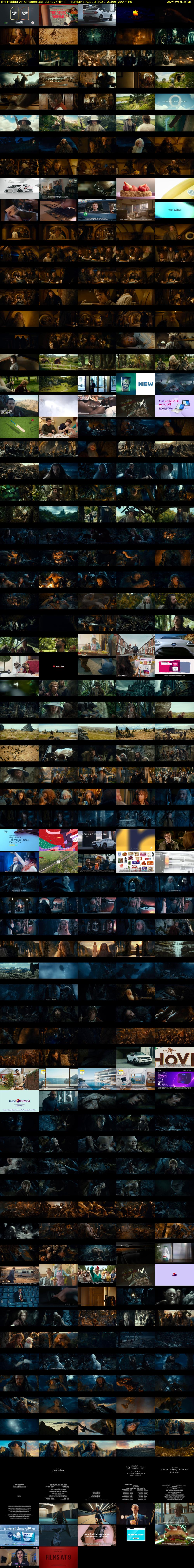 The Hobbit: An Unexpected Journey (Film4) Sunday 8 August 2021 21:00 - 00:20