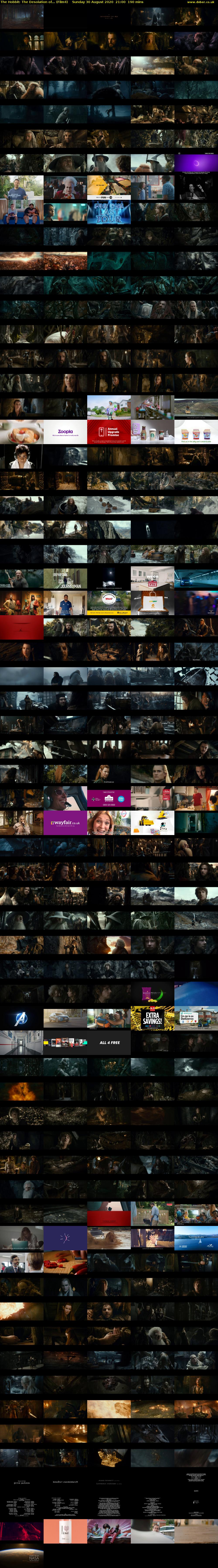 The Hobbit: The Desolation of... (Film4) Sunday 30 August 2020 21:00 - 00:10