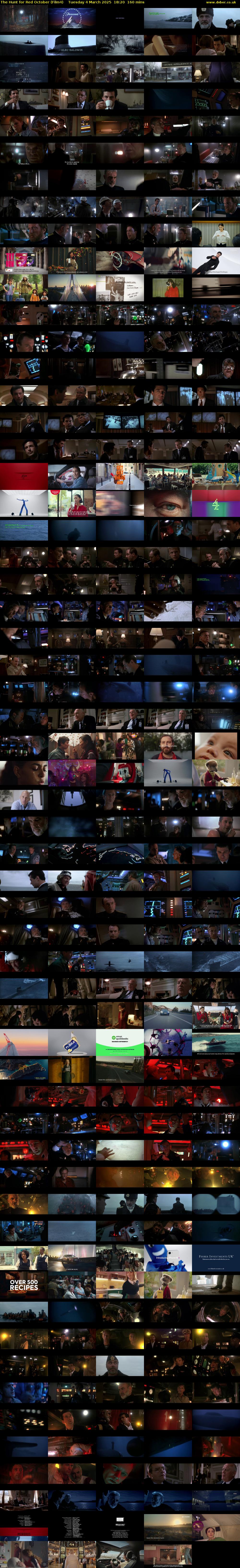 The Hunt for Red October (Film4) Tuesday 4 March 2025 18:20 - 21:00