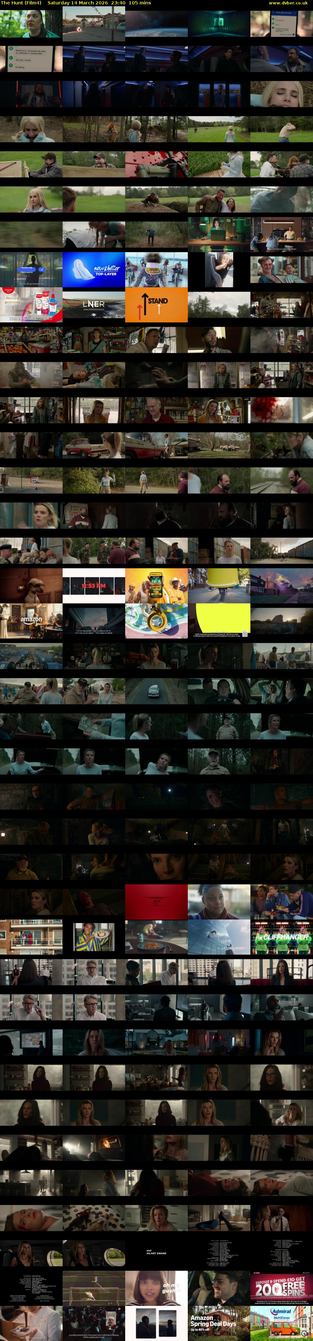 The Hunt (Film4) Saturday 14 March 2026 23:40 - 01:25