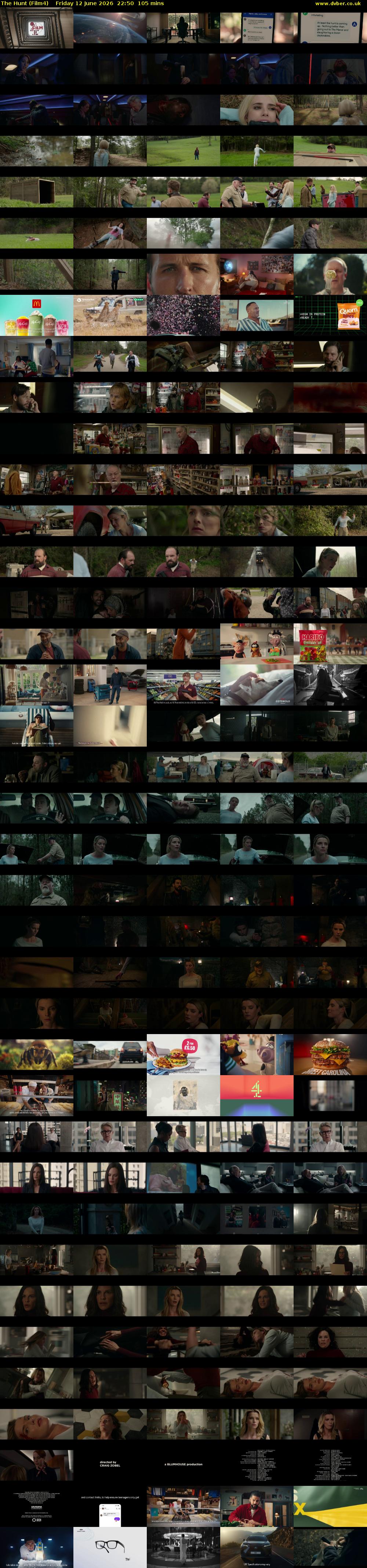 The Hunt (Film4) Friday 12 June 2026 22:50 - 00:35