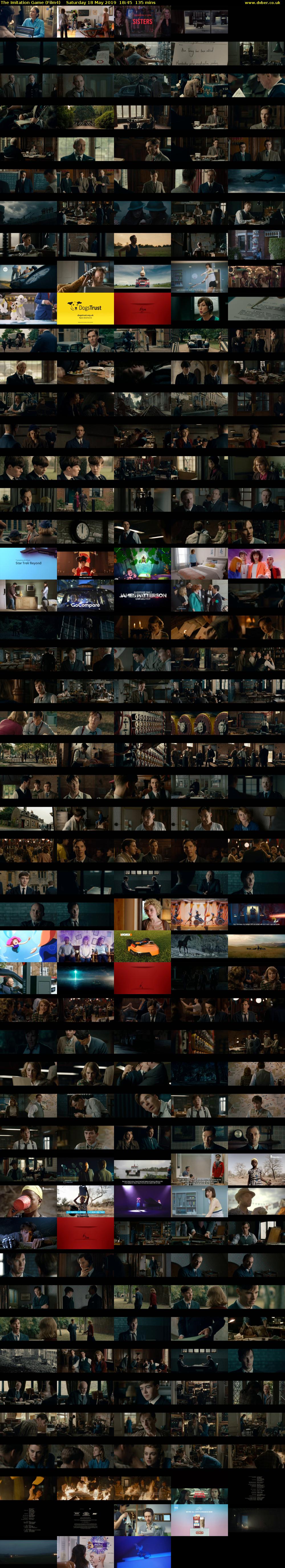 The Imitation Game (Film4) Saturday 18 May 2019 18:45 - 21:00