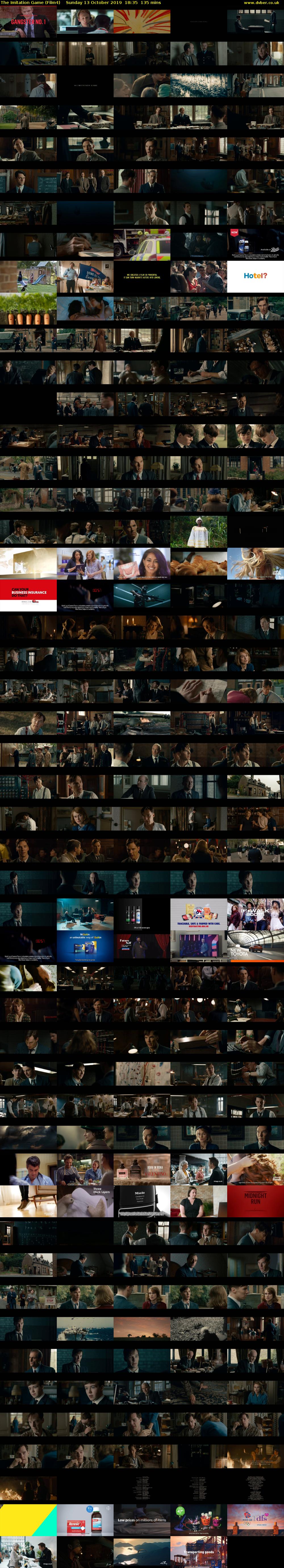 The Imitation Game (Film4) Sunday 13 October 2019 18:35 - 20:50