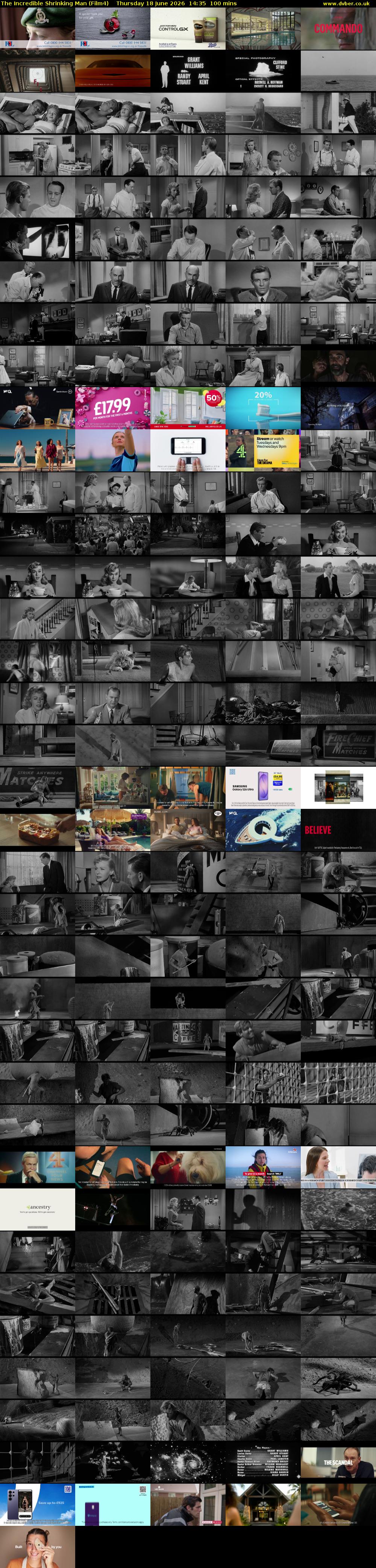 The Incredible Shrinking Man (Film4) Thursday 18 June 2026 14:35 - 16:15