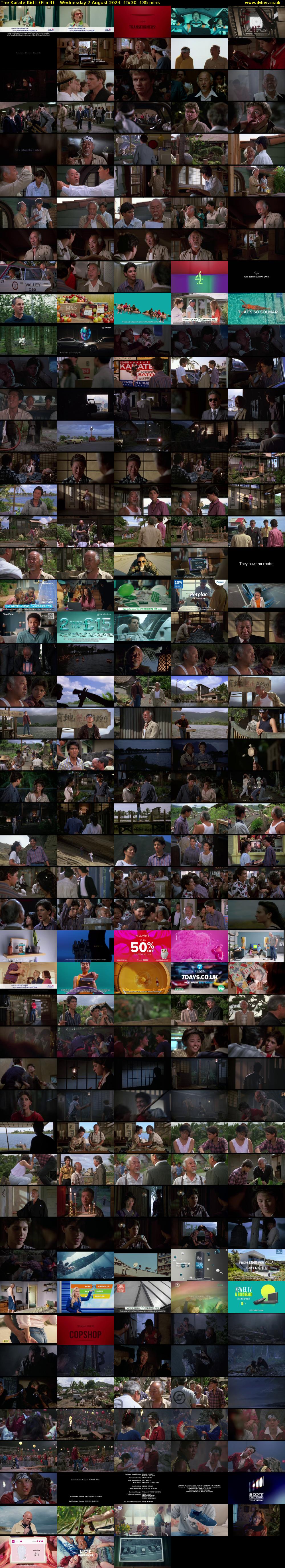 The Karate Kid II (Film4) Wednesday 7 August 2024 15:30 - 17:45