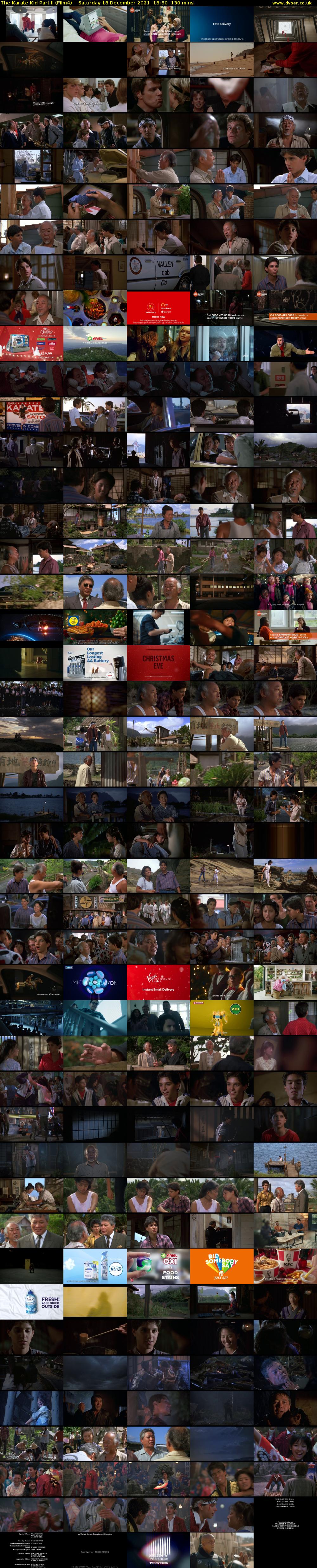 The Karate Kid Part II (Film4) Saturday 18 December 2021 18:50 - 21:00