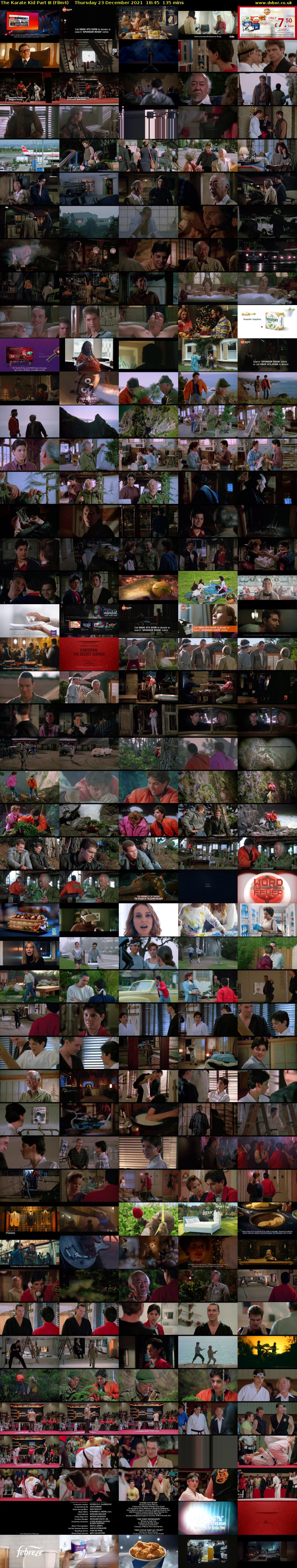 The Karate Kid Part III (Film4) Thursday 23 December 2021 18:45 - 21:00