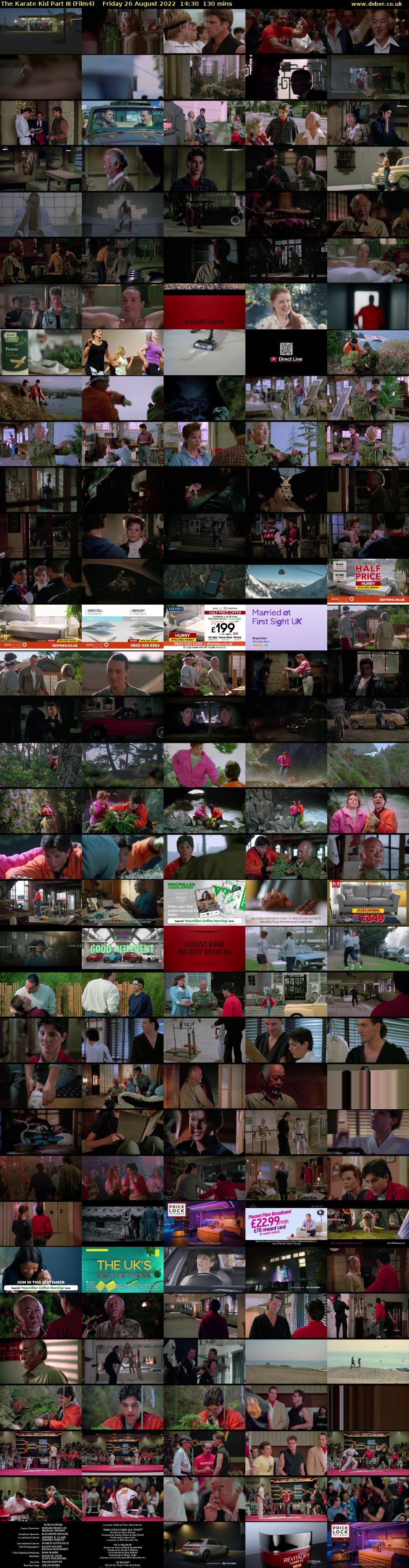 The Karate Kid Part III (Film4) Friday 26 August 2022 14:30 - 16:40