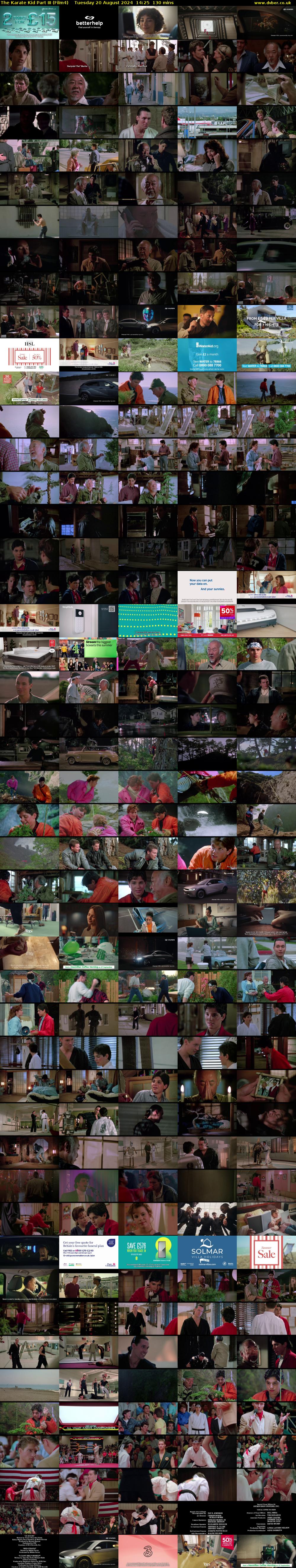 The Karate Kid Part III (Film4) Tuesday 20 August 2024 14:25 - 16:35