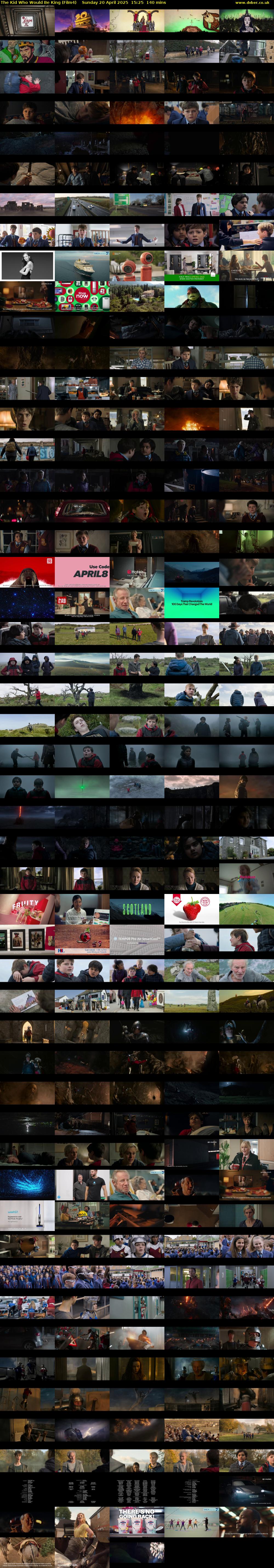 The Kid Who Would Be King (Film4) Sunday 20 April 2025 15:25 - 17:45
