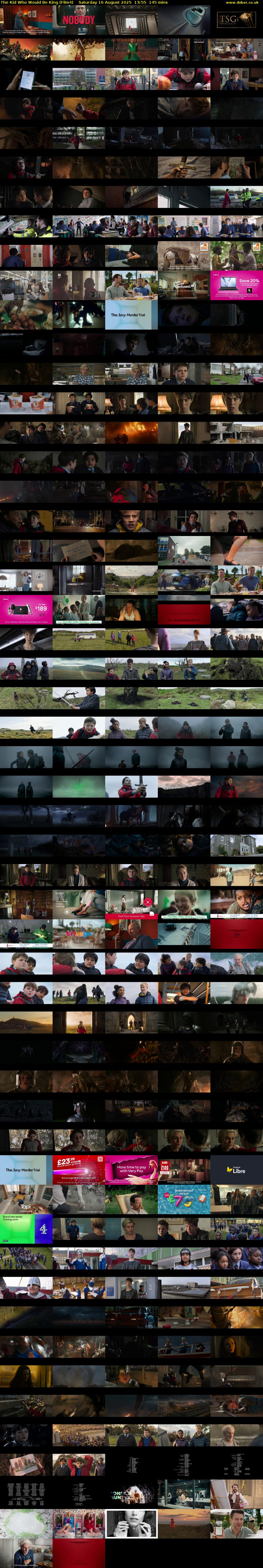 The Kid Who Would Be King (Film4) Saturday 16 August 2025 13:55 - 16:20