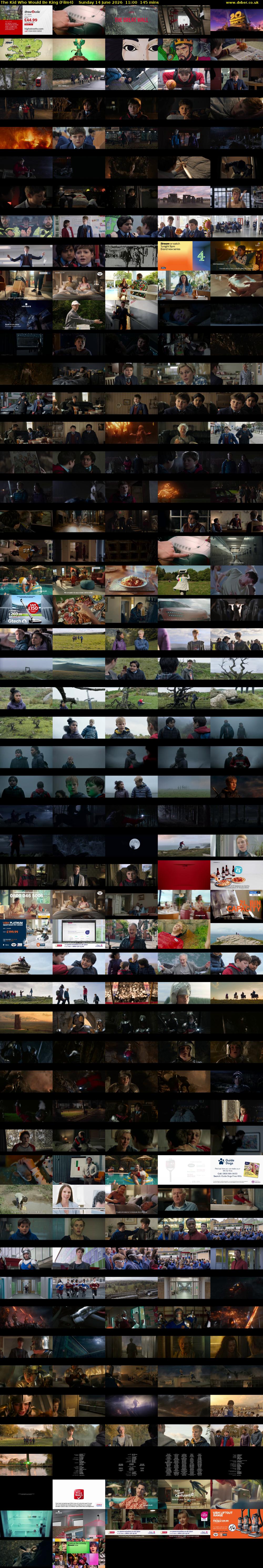 The Kid Who Would Be King (Film4) Sunday 14 June 2026 11:00 - 13:25