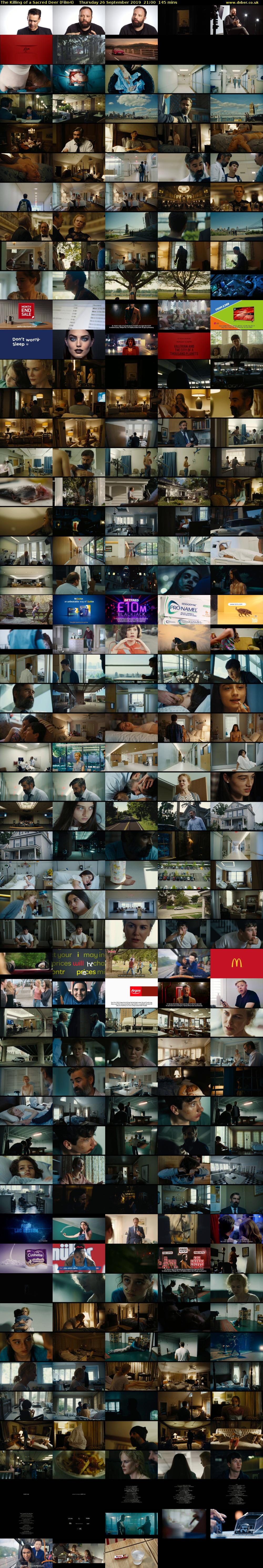 The Killing of a Sacred Deer (Film4) Thursday 26 September 2019 21:00 - 23:25