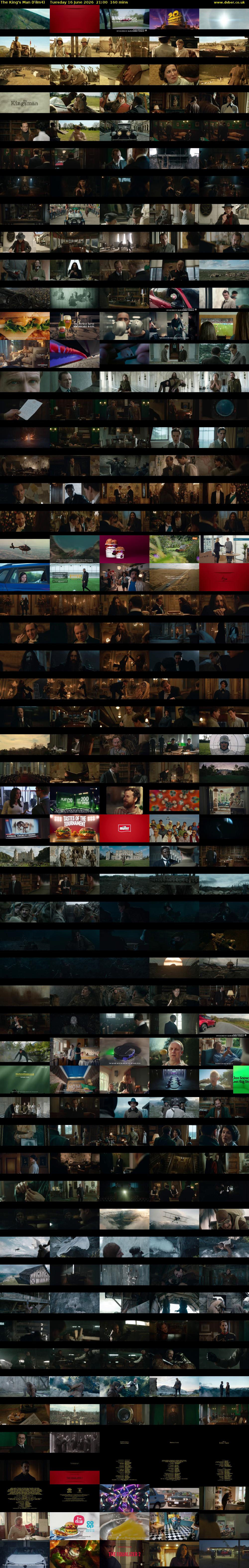 The King's Man (Film4) Tuesday 16 June 2026 21:00 - 23:40