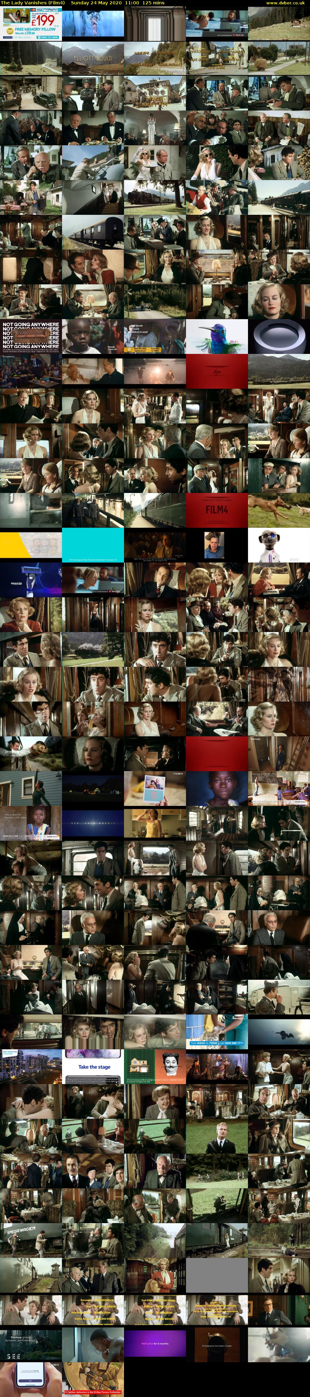 The Lady Vanishes (Film4) Sunday 24 May 2020 11:00 - 13:05