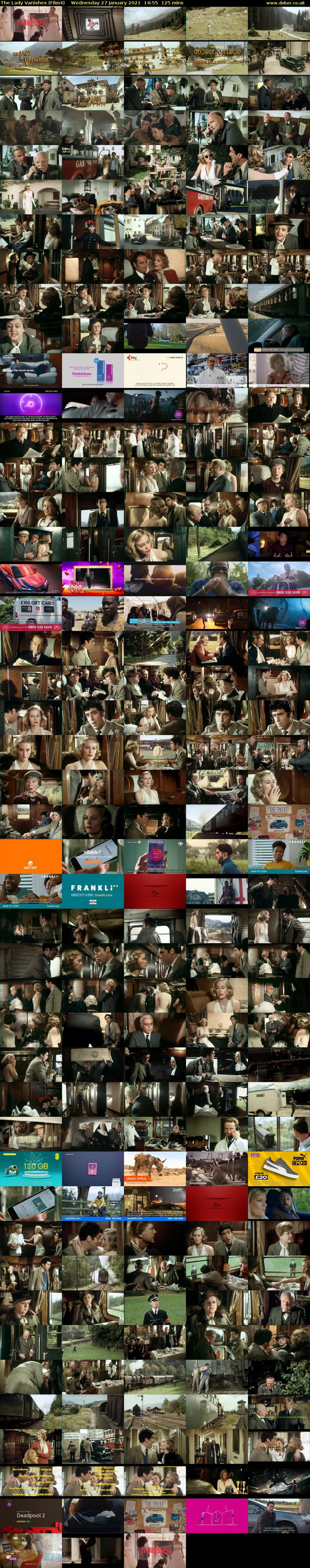 The Lady Vanishes (Film4) Wednesday 27 January 2021 14:55 - 17:00