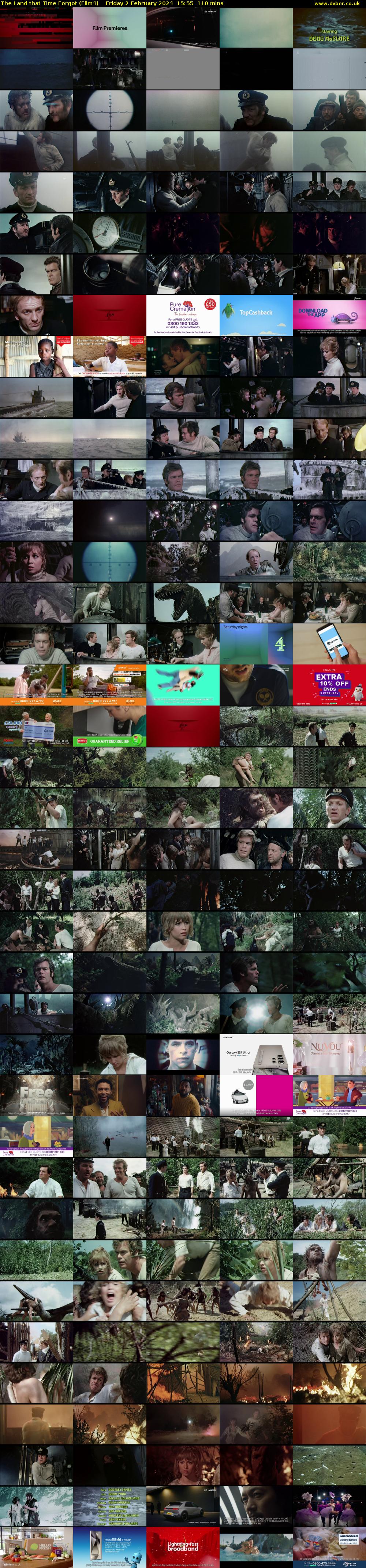 The Land that Time Forgot (Film4) Friday 2 February 2024 15:55 - 17:45