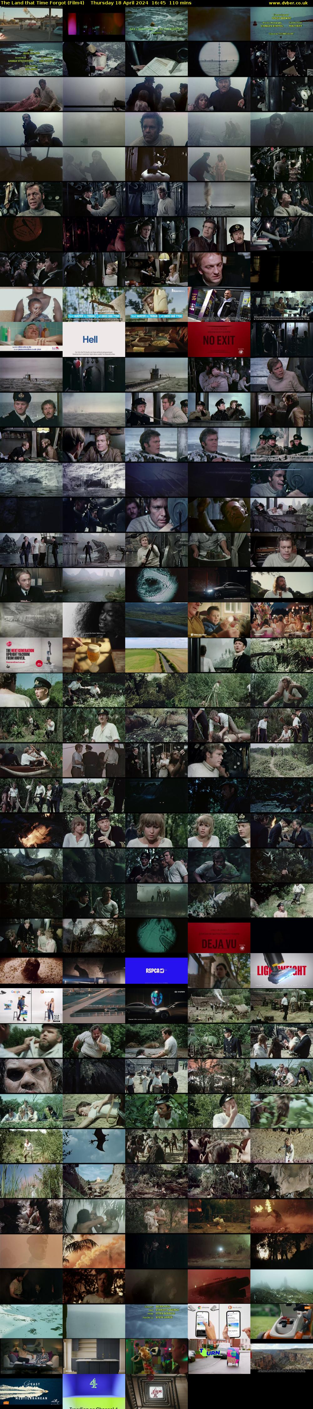 The Land that Time Forgot (Film4) Thursday 18 April 2024 16:45 - 18:35