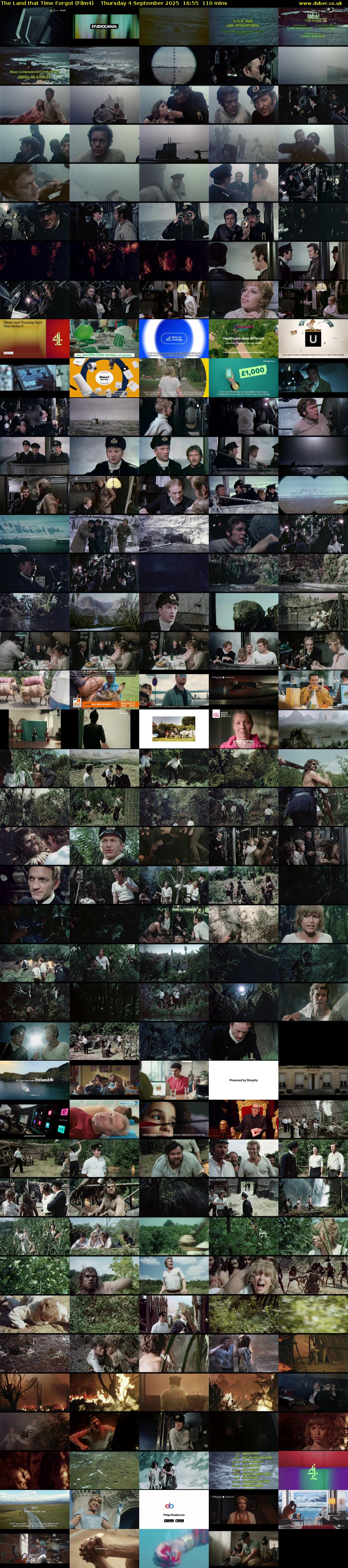 The Land that Time Forgot (Film4) Thursday 4 September 2025 16:55 - 18:45