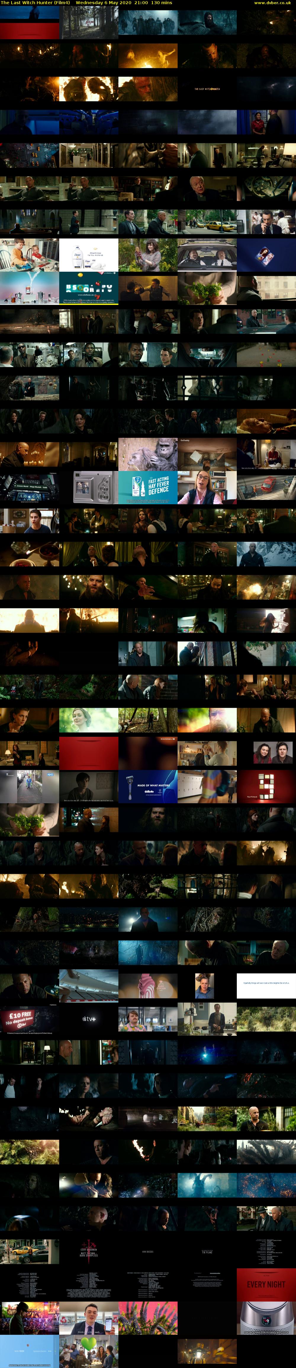 The Last Witch Hunter (Film4) Wednesday 6 May 2020 21:00 - 23:10