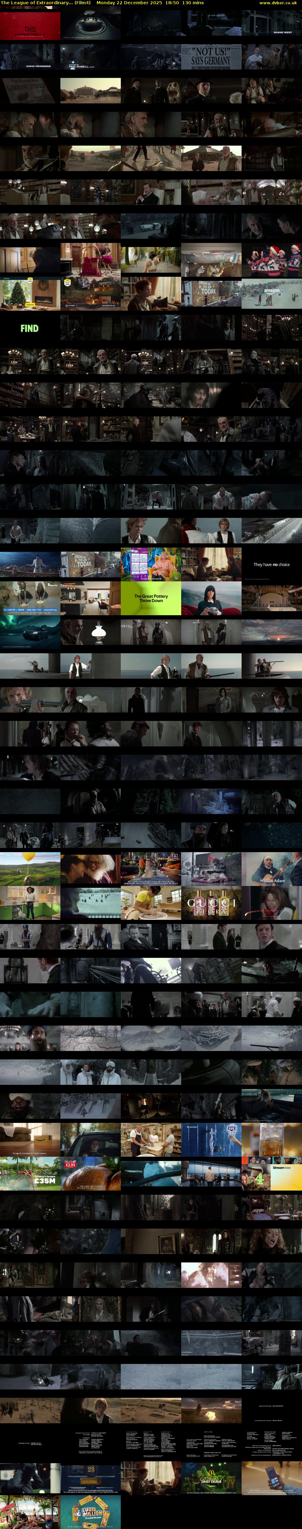 The League of Extraordinary... (Film4) Monday 22 December 2025 18:50 - 21:00