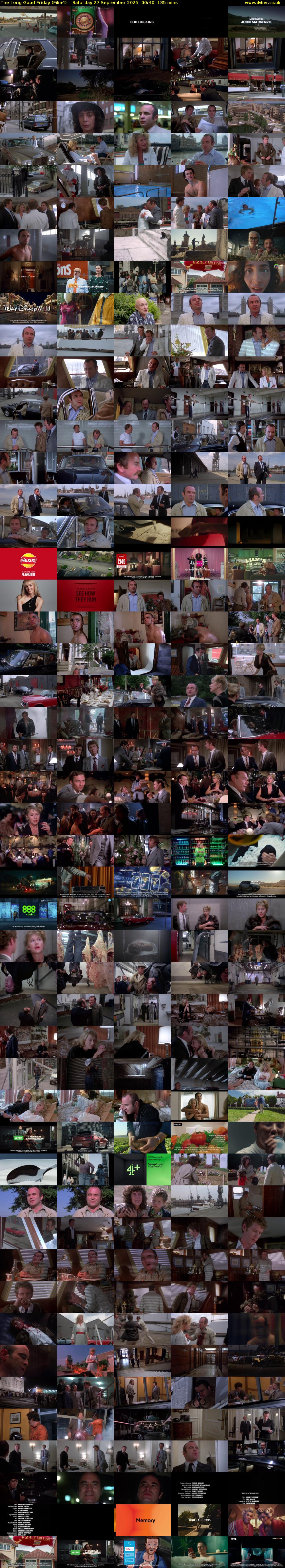 The Long Good Friday (Film4) Saturday 27 September 2025 00:40 - 02:55