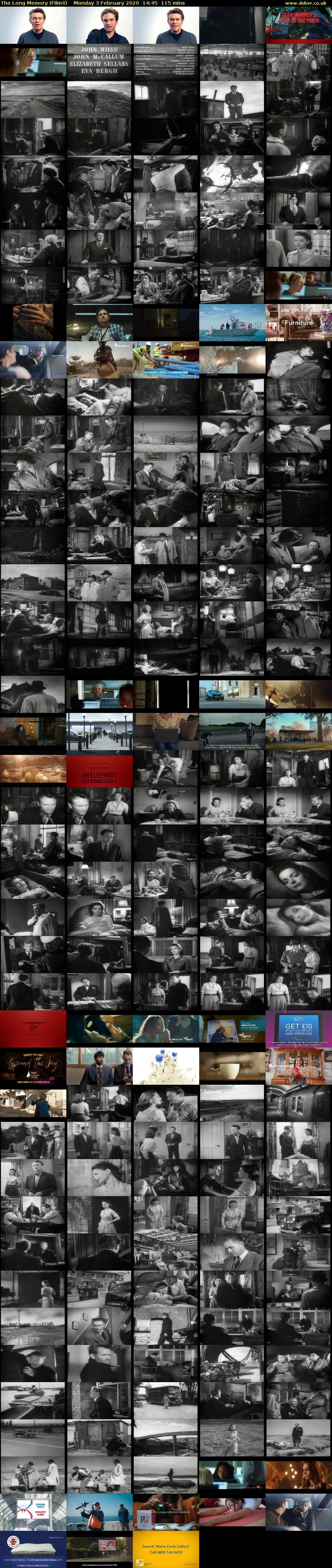 The Long Memory (Film4) Monday 3 February 2020 14:45 - 16:40