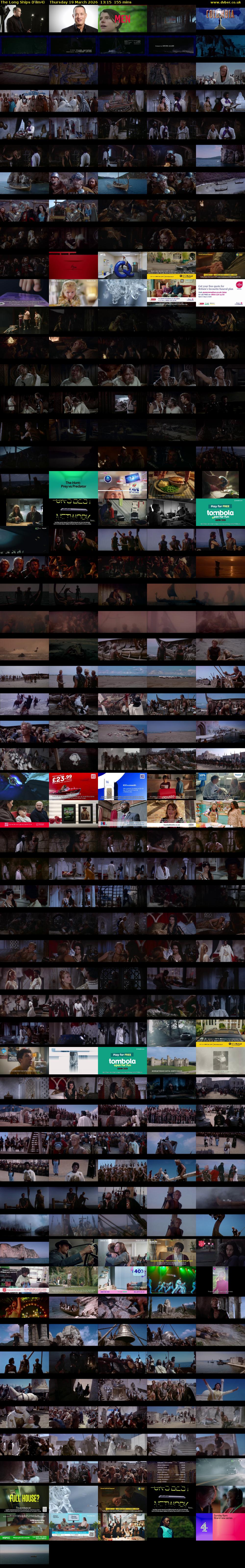 The Long Ships (Film4) Thursday 19 March 2026 13:15 - 15:50